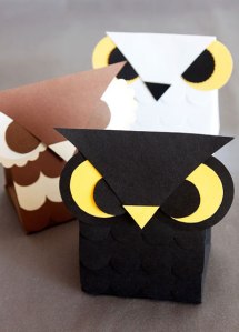 Owl Favor Boxes
